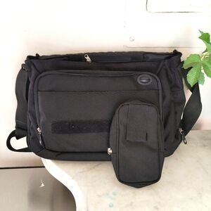 Vintage GAP Y2K 19"x13" Messenger Briefcase Bag Laptop Padded Crossbody Shoulder